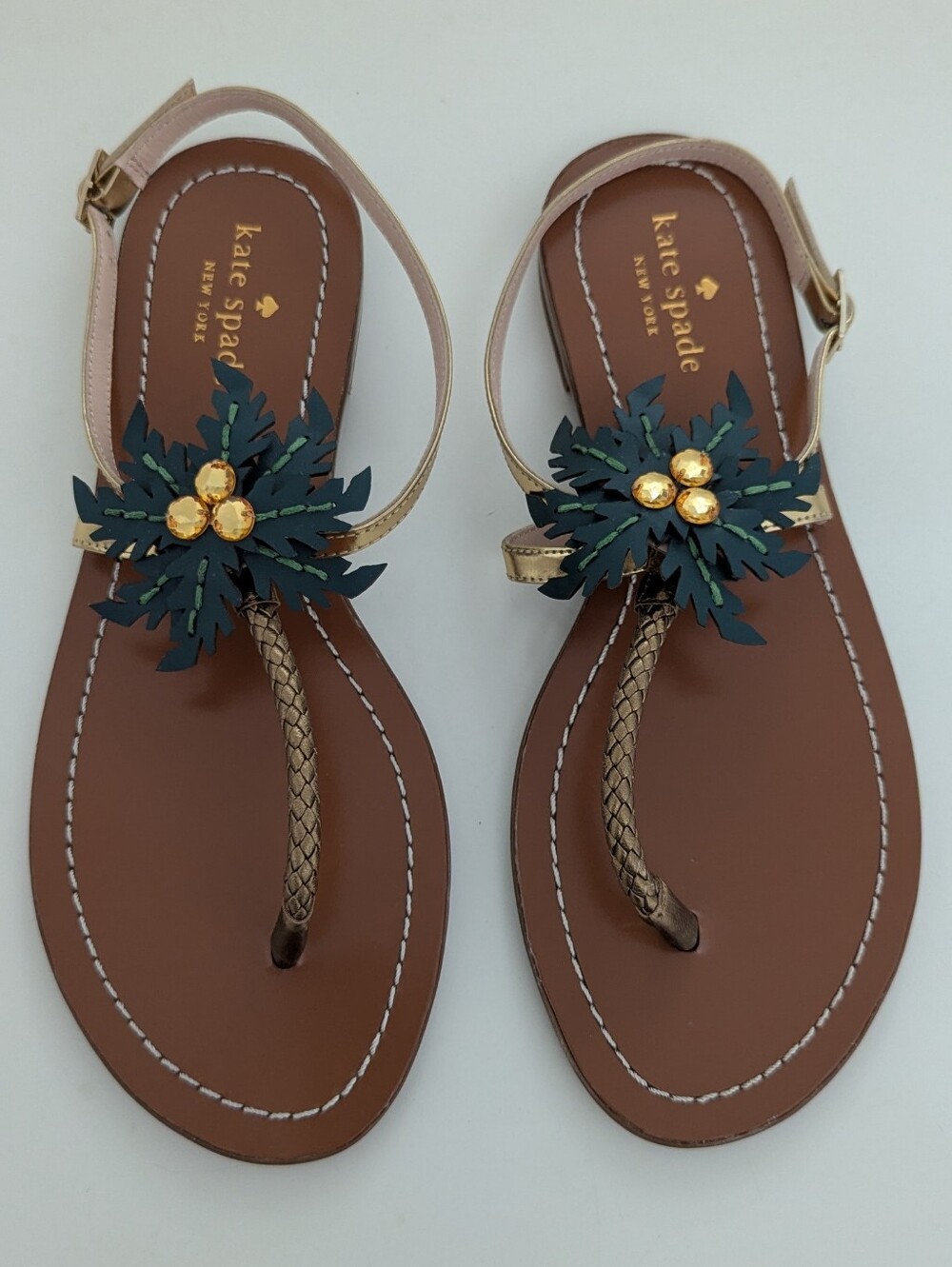 EUC! Kate Spade New York Solana Palm Tree Sandal Size 8